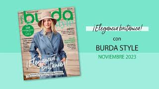 Burda Style Noviembre 2023  Elegancia britanica [upl. by Streetman]