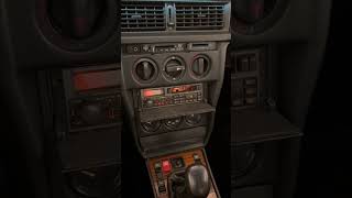 Mercedes 190e 2316 FlipFront RadioCassette operation [upl. by Ddot]