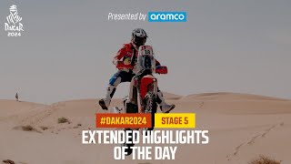 Extended highlights of Stage 5 presented by Aramco  Dakar2024 [upl. by Payson]