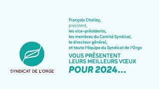 Vœux 2024 du Syndicat de lOrge [upl. by Nylirrej]