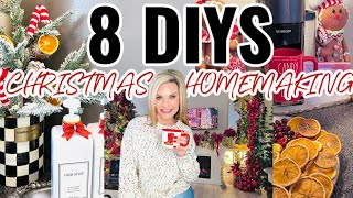 🎄NEW 8 DIYS CHRISTMAS HOMEMAKING CRAFTING  DECOR I Love Christmas ep 22 Olivias Romantic Home DIY [upl. by Hctud392]