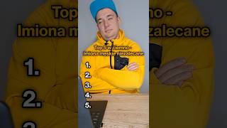 Top 5 w ciemno  Imiona niezalecane przez RJP męskie imię top5 humor rozrywka gothic [upl. by Gaylor811]