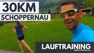 Lauftraining  30 KM langsamer Dauerlauf  Schoppernau [upl. by Aritak]