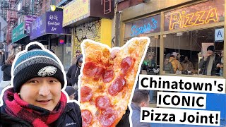 Is NYCs Best Pizza in CHINATOWN Is Scarrs Pizza Worth The Hype [upl. by Odnalo163]