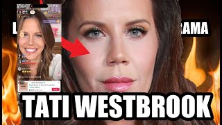 TATI WESTBROOK GOES LIVE ON TIKTOK WITH DRAMA [upl. by Aneet602]