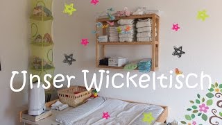 Unser Wickeltisch  Wickeln mit Stoffwindeln [upl. by Dmitri]