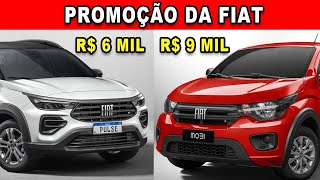 🚨FIAT MOBI E PULSE COM DESCONTOS R 9 MIL E 6 MIL REAIS É UMA OPORTUNIDADE💰 [upl. by Caitrin]