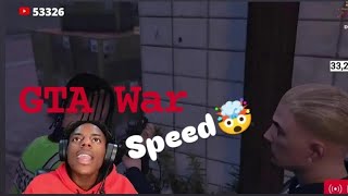 ishowspeed GTA police 🚨 WAR🤯🙀viralvideo trending speed shortvideo livestream gta5 ishowspeed [upl. by Eilsil]