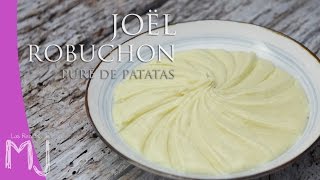 PURÉ DE PATATAS DE JOËL ROBUCHON  Una guarnición con estrella [upl. by Croom298]