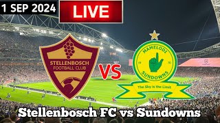 Stellenbosch FC Vs Mamelodi Sundowns Live Match Today [upl. by Nohs]