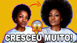 COMO FAZER VOLUMÃO NO CABELO CRESPO 4C [upl. by Ayotas]