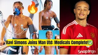 XAVI SIMONS TO MANCHESTER UNITED🤯🔥 MEDICALS DONE✅️ ANNOUNCEMENT IMMINENT🔜 💯 [upl. by Nosimaj]