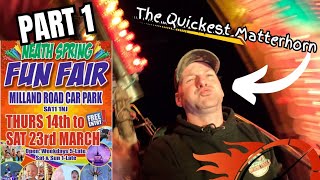 Neath Spring Fair Vlog March 2024 neathfair fairgroundmachines [upl. by Llenil]