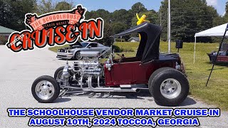 The Schoolhouse Vendor Market August 2024 CruiseIn Toccoa Georgia [upl. by Greerson167]