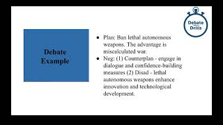 Basic Types of Counterplans  DebateDrills Academy [upl. by Yesnel930]