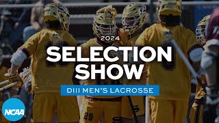 2024 NCAA DIII mens lacrosse championship selection show [upl. by Ynnek522]