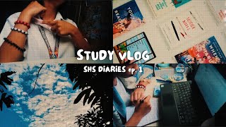 study vlog 🎒  days in senior high school school works simple life [upl. by Niawtna]