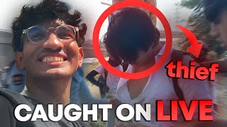 CAUGHT A THIEF ON LIVE [upl. by Nirrol]