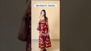 Myntra maxi Dress Haul Under 600 youtubeshorts trending diwali myntrasale shortsfeed shorts [upl. by Eckel]