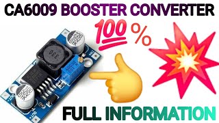 CA6009 Booster Converter Full Information [upl. by Kathe189]