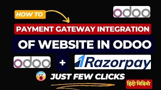 Odoo Payment Gateway Integration  Razorpay Payment Gateway Integration in Odoo eCommerce Website [upl. by Cornie]