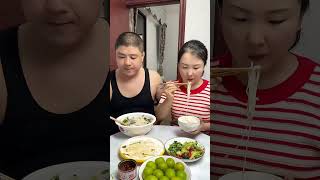 Husband and wife eating food mukbang chinese food 67 [upl. by Nylcsoj]