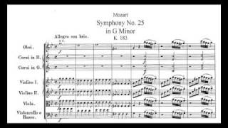 Mozart Symphony No 25 KV 183 1st mvt  Piano Transcription tbpt5 [upl. by Anyar]