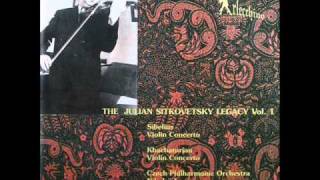 Julian Sitkovetsky plays Khachaturian Violin Concerto 1 movement [upl. by Rockey]