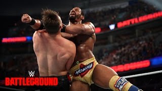 Darren Young vs The Miz – Intercontinental Titel Match WWE Battleground 2016 auf WWE Network [upl. by Sirob395]