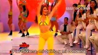 Thalia  Piel Morena en Brasil  Lyrics [upl. by Llahsram]