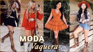 MODA 2024 OUTFITS VAQUEROS TENDENCIAS DE MODA PARA MUJER 2024 Moda Vaquera 2024 [upl. by Ahsad]