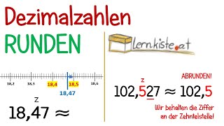 Dezimalzahlen runden [upl. by Aicemak]