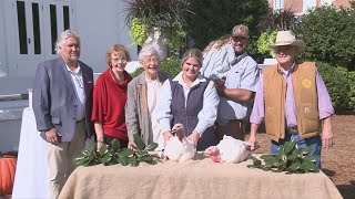 Governor Kay Ivey pardons Gobbler and Cobber in the states 76th annual Turkey Pardoning [upl. by Ahen954]