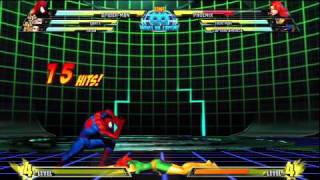 Marvel vs Capcom 3  SpiderMan Special [upl. by Kalie]