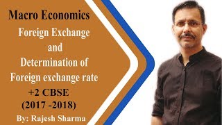 Foreign Exchange and determination of fexchange rate 2 cbse macro economics [upl. by Balf]