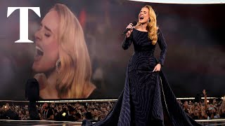 Adele starts Europe show in Germany [upl. by Onilatac118]