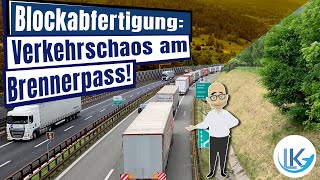 Stau Umwelt und Rechtsstreitigkeiten Die BrennerBlockabfertigung [upl. by Sinaj]