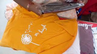 girls T  shirts review mesho unboxing video link in discription Tshirts combo at just 400 below [upl. by Mario]