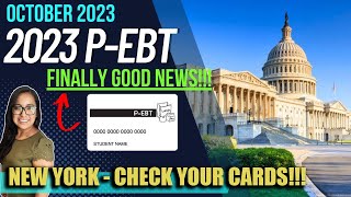 NEW PEBT UPDATE OCTOBER 2023 NEW YORK Check your Cards Pending Deposits amp Summer PEBT [upl. by Eojyllib]