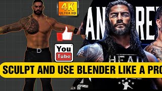 WHITTIES BLENDER WWE2K20 ps5 HOW TO SCULPT MODELS IN BLENDER AND PUT IT BACK IN YOBJ EDITOR WWE [upl. by Ylicec]