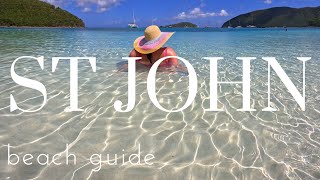 St John Beach Guide  Virgin Islands Travel Guide Series 4K [upl. by Floridia]