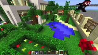 Minecraft Lets Build Modern House Teil 14 [upl. by Nerrad]