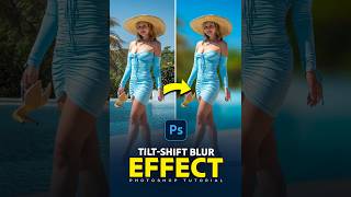 Transforming Photos with TiltShift Blur Photoshop Tutorial [upl. by Ainala]