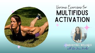 Multifidus Activation Exercises [upl. by Adriell]