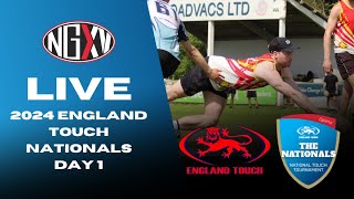 LIVE RUGBY 2024 ENGLAND TOUCH NATIONALS  DAY 1 [upl. by Strep]