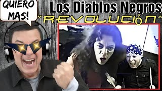 LOS DIABLOS NEGROS  REVOLUCIÓN  Video Oficial  REACCIÓN [upl. by Akcinehs]