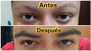 ▶COMO HACER CRECER TUS CEJAS Y PESTAÑAS DE FORMA NATURAL SENCILLA Y ECONÓMICA [upl. by Shanney]