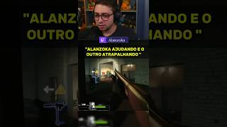 ALANZOKA AJUDANDO E O OUTRO ATRAPALHANDO  LEFT 4 DEAD 2  alanzoka gameplay twitch [upl. by Bohner]