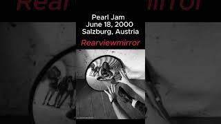 Pearl Jam Rearviewmirror 61800 rock pearljam music live concert trending shorts short pj [upl. by Ebeohp]