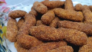 Croquete feito com sobras de churrasco [upl. by Amyas]